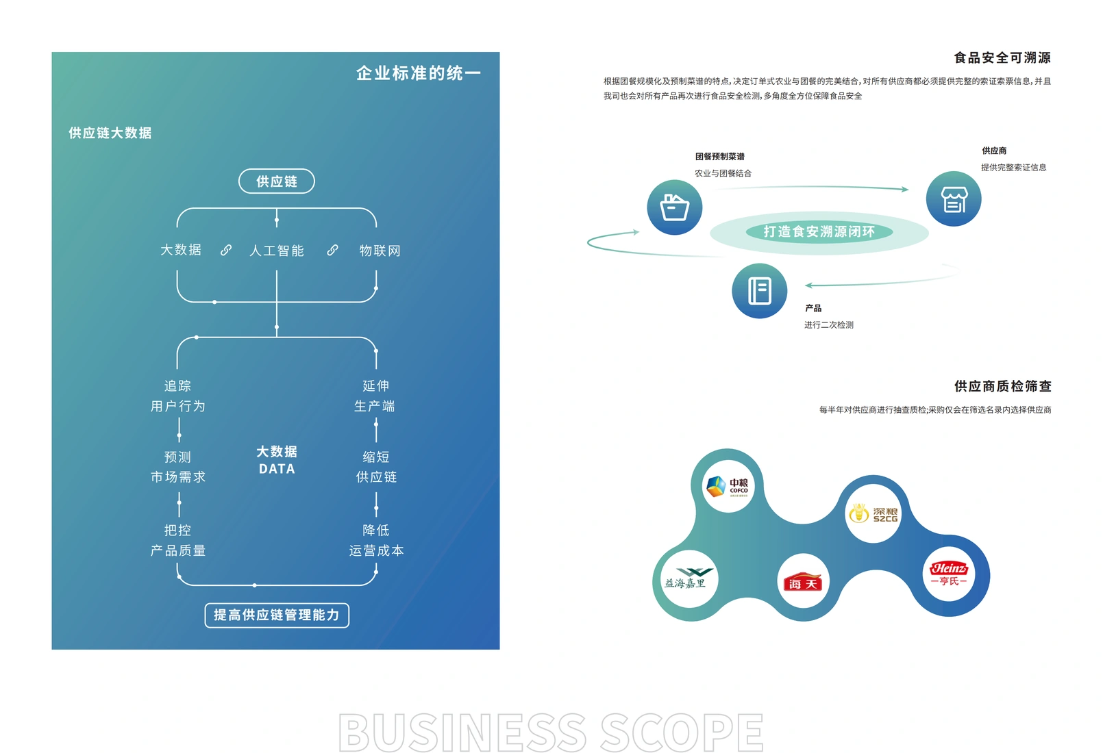 品牌画册精选内页:业务模式与管理流程