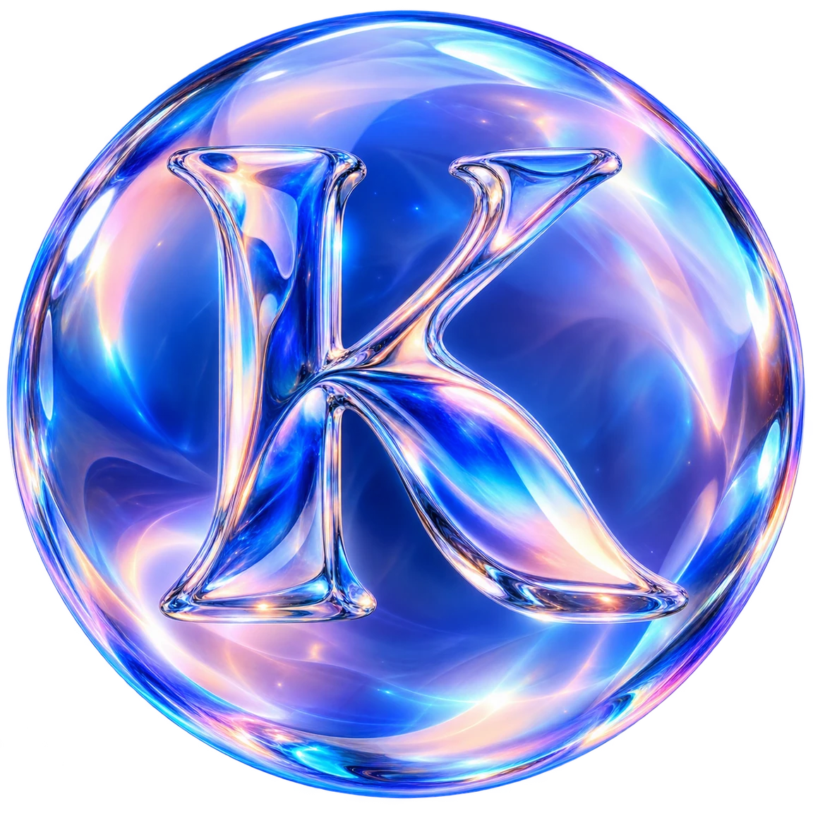 Kevin 的玻璃 K 圆形主视觉